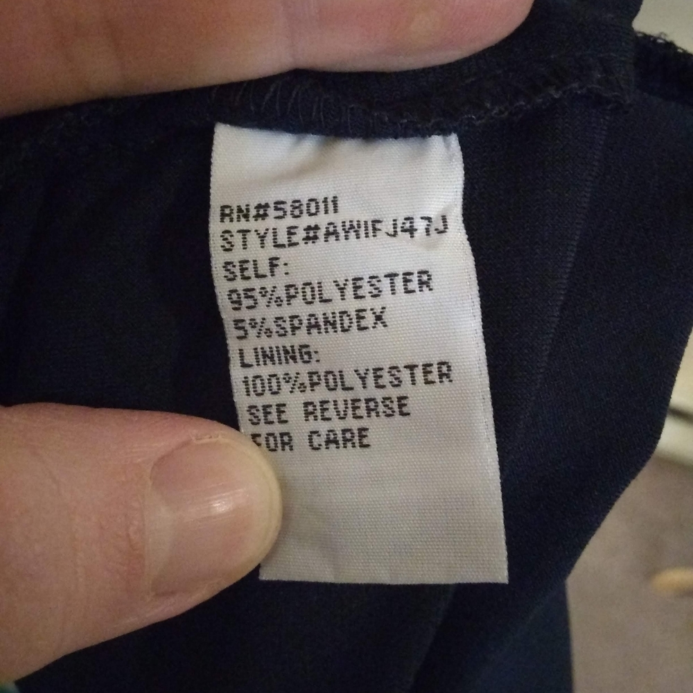 Signature by Sangria keyhole midi navy dress, 8 - Picture 2 of 10